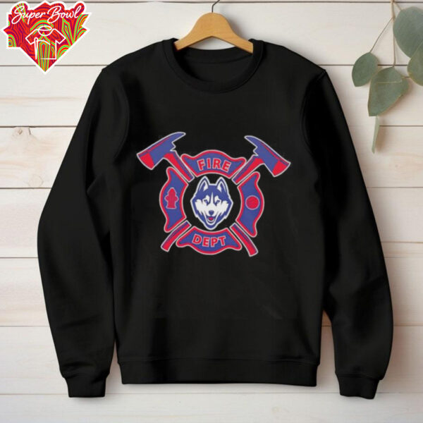 Fire dept UConn Huskies basketball shirt