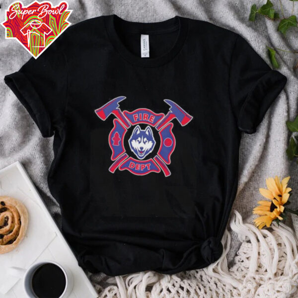 Fire dept UConn Huskies basketball shirt