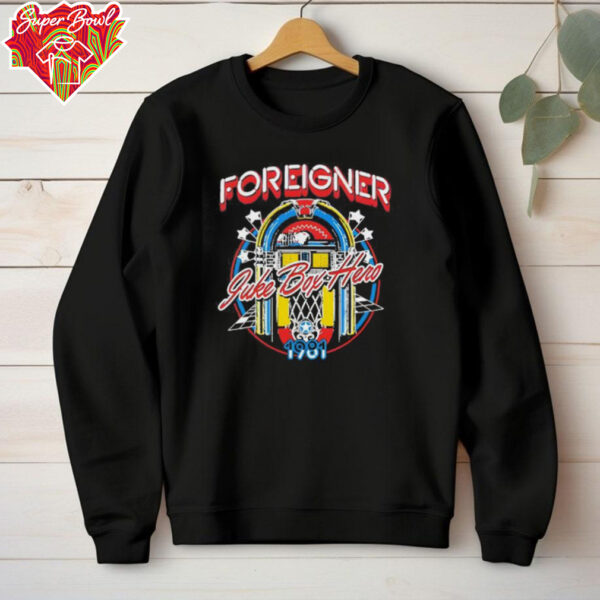 Foreigner Juke Box Hero 1981 shirt