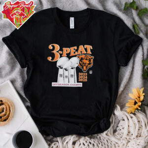 Chicago Bears 3 peat Off Season Champs 2023 2025 shirt