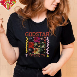 Godstar PSYCHIC TV Genesis P Orridge Black T Shirt