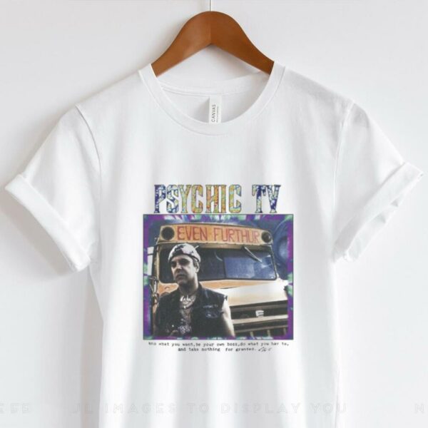 Godstar PSYCHIC TV Genesis P Orridge Even Furthur Tee