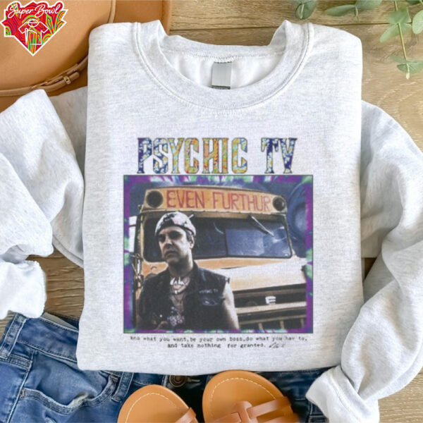 Godstar PSYCHIC TV Genesis P Orridge Even Furthur Tee