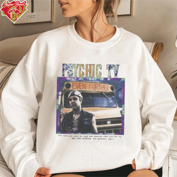 Godstar PSYCHIC TV Genesis P Orridge Even Furthur Tee