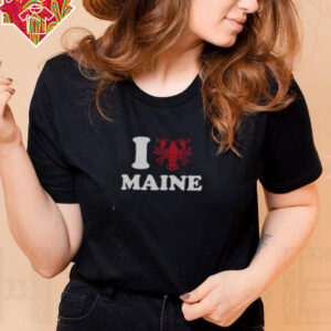 Good I Love Maine Heart As Lobster T Shirt Recovered