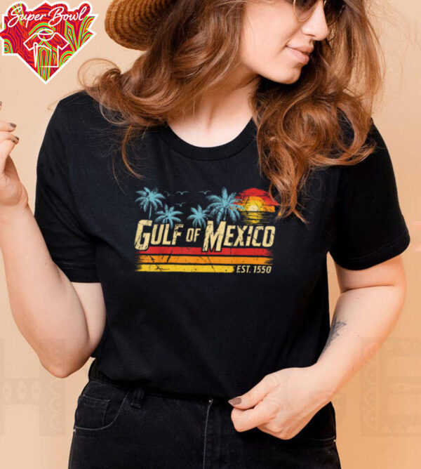 Gulf of Mexico Forever Retro Vintage Beach Mens Women T Shirt