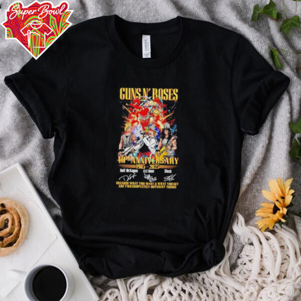 Gun N’ Roses 40th Anniversary 1985 2025 shirt