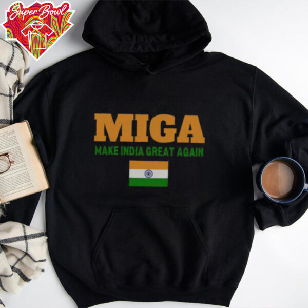 Hot Miga Make India Great Again T Shirt