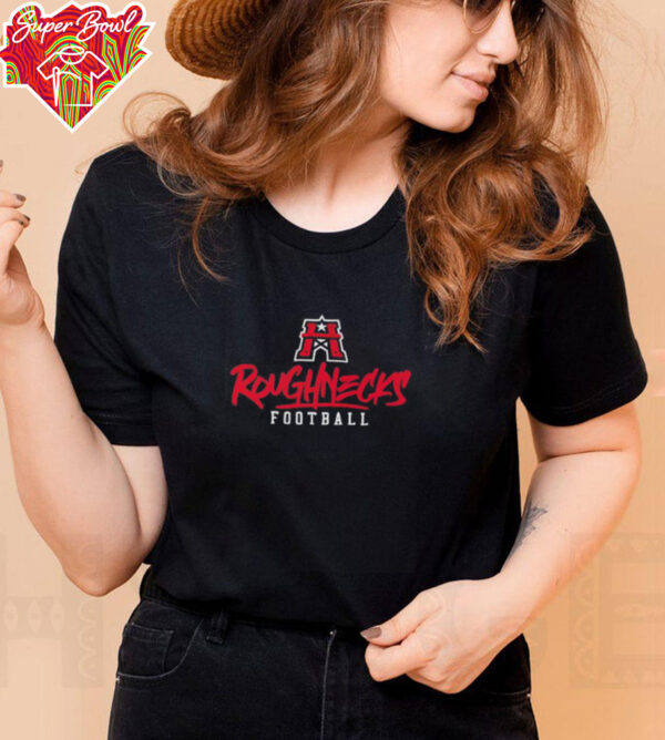 Houston Roughnecks Stylized Text shirt