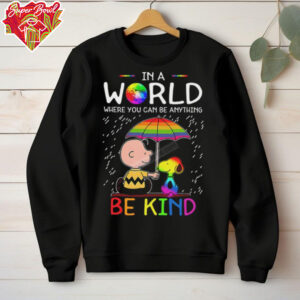 LGBT Snoopy In A World Where You Can Be Anything Be Kind Shirt