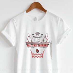 Ball State Cardinals 2025 MAC Women’s Basketball Conference Tournament Champions shirt