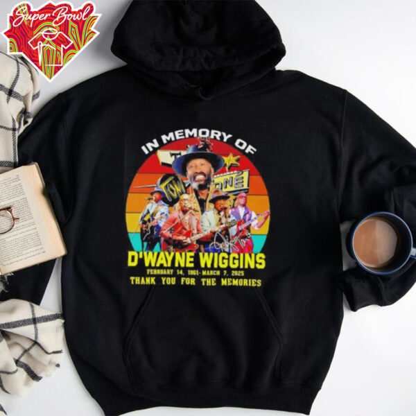 In memory of D’Wayne Wiggins thank you for the memories shirt