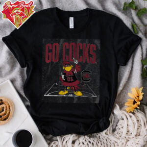 South Carolina Basketball Mascot Court Shirt