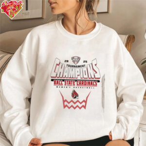 Ball State Cardinals 2025 MAC Women’s Basketball Conference Tournament Champions shirt