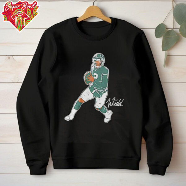 Justin Fields New York Superstar pose shirt