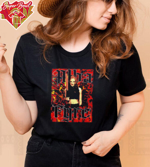 Kay Lee Ray Alba Fyre graphic shirt