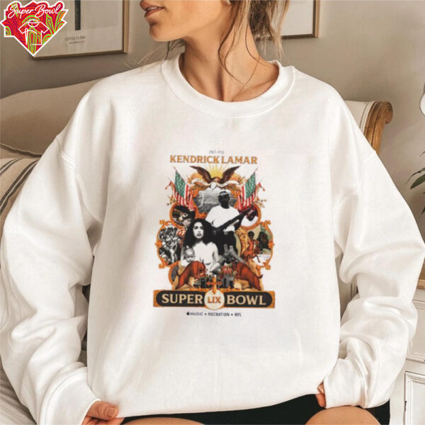 Kendrick Lamar Super Bowl LIX vintage shirt