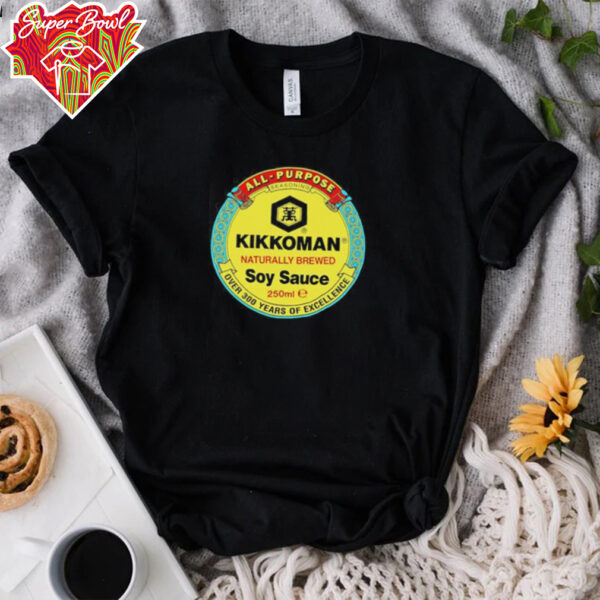 Kikkoman Naturally Brewed Soy Sauce logo shirt