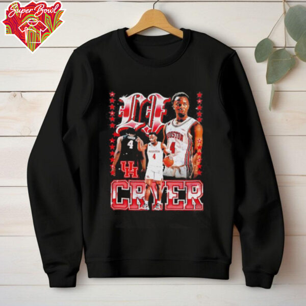 LJ Cryer Houston basketball 90s graphic shirt