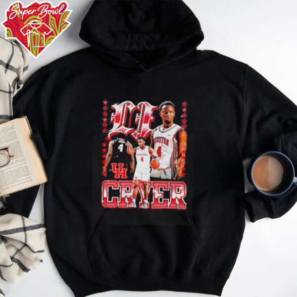 LJ Cryer Houston basketball 90s graphic shirt