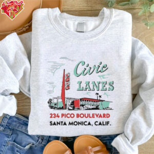 Civic Lanes 234 Pico Boulevard Santa Monica Calif shirt