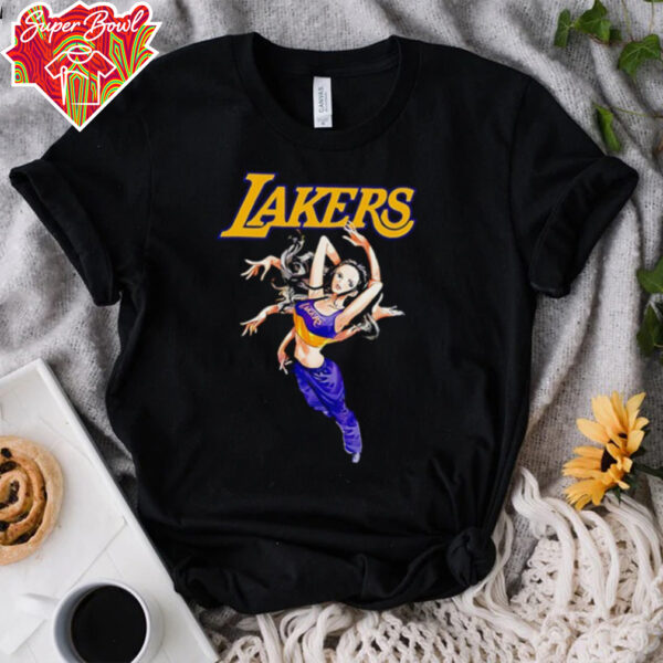 Los Angeles Lakers X One Piece Robin NBA shirt