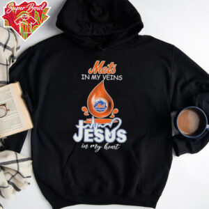 Official New York Mets In My Veins Jesus In My Heart T shirts