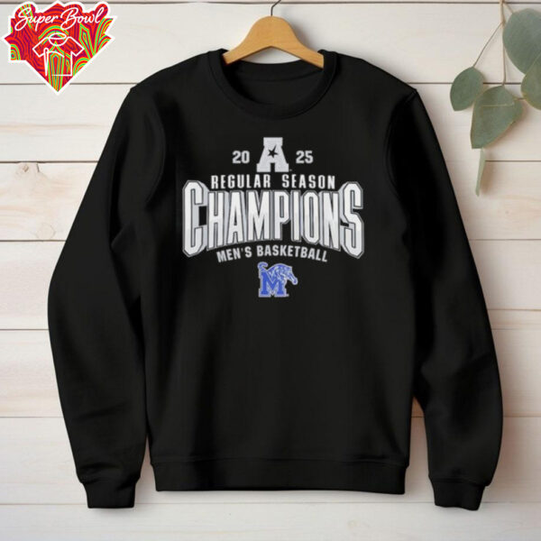 Memphis Tigers Men’s Basketball AAC Champs 2025 Regular shirt