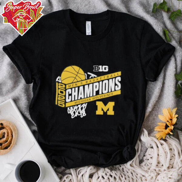 Michigan Wolverines 2025 Big Ten Men’s Basketball Tournament Champions shirt