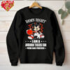 Mickey mouse damn right I am a Wisconsin fan now and forever T shirt