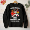 Mickey mouse damn right I am a Kansas basketball fan now and forever T shirt