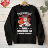 Mickey mouse damn right I am a Auburn Tigers basketball fan now and forever T shirt