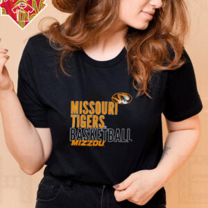 Missouri Tigers basketball Mizzou Text Logo Overlay shirt