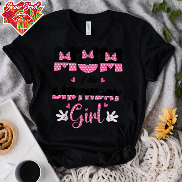 Mom And Dad Of The Birthday Girl Family Matching Party T Shirt