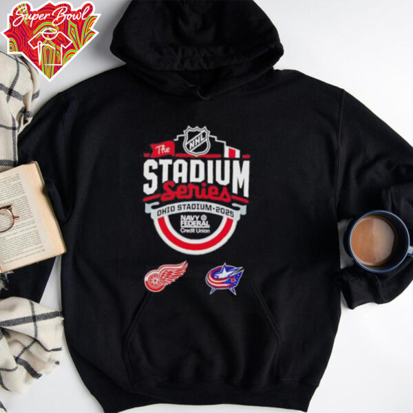 NHL the Stadium Series Detroit Red Wings vs Columbus Blue Jackets 2025 shirt