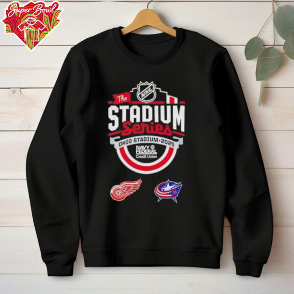 NHL the Stadium Series Detroit Red Wings vs Columbus Blue Jackets 2025 shirt