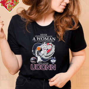 Never Underestimate A Nurse Who Understands Basketball And Loves Uconn Huskies Mascot Diamond Heart T shirts