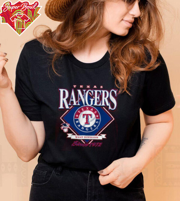 New Era Texas Rangers Red THROWBACK Short Sleeve T Shirt