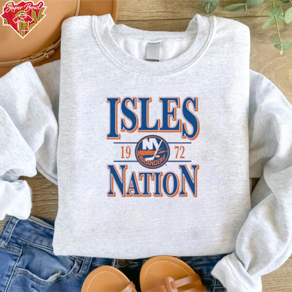 New York Islanders nation 1972 logo shirt