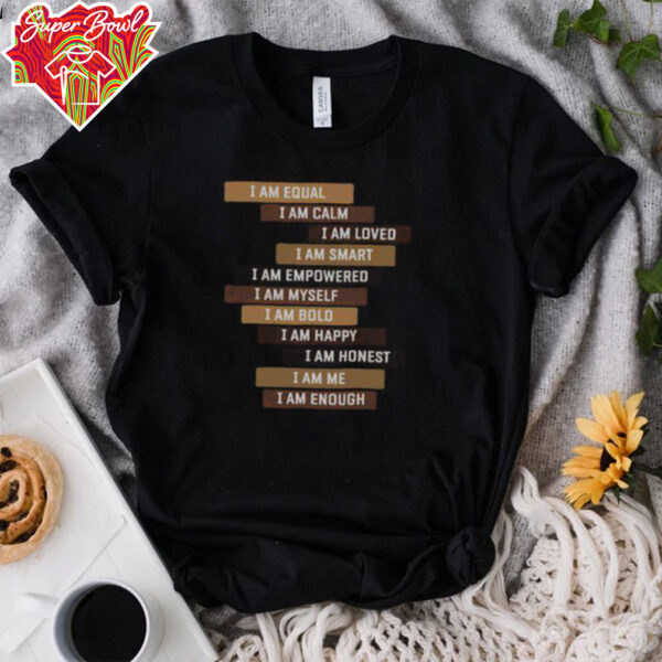 Nice Melanin Goddess Positive Affirmation Quotes Black Educators T Shirt