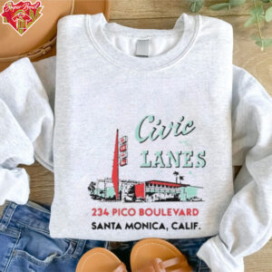 Civic Lanes 234 Pico Boulevard Santa Monica CA shirt