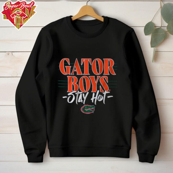 Official Gator Boys Stay Hot 2025 NCAA Southeastern Conference Florida Gators Logo t shirt