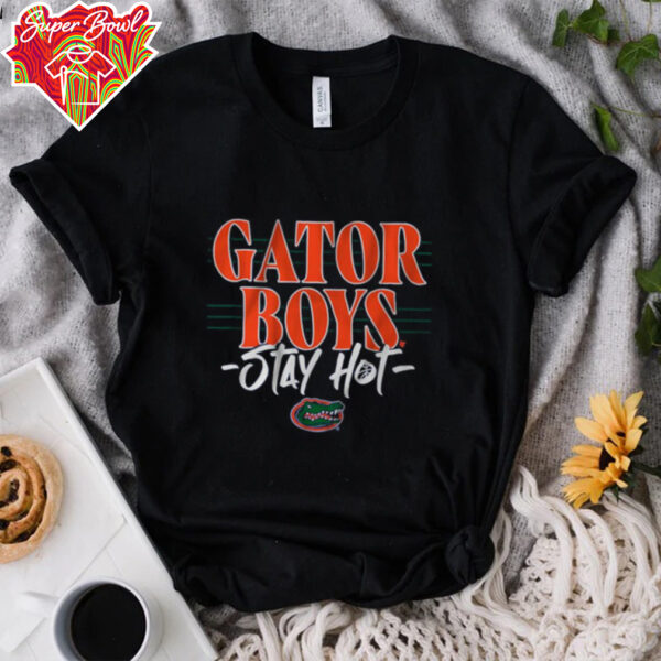 Official Gator Boys Stay Hot 2025 NCAA Southeastern Conference Florida Gators Logo t shirt