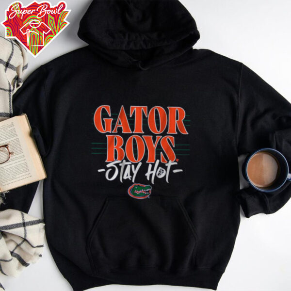 Official Gator Boys Stay Hot 2025 NCAA Southeastern Conference Florida Gators Logo t shirt