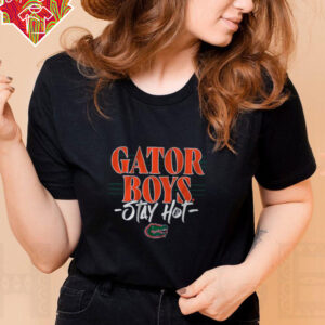 Official Gator Boys Stay Hot 2025 NCAA Southeastern Conference Florida Gators Logo t shirt