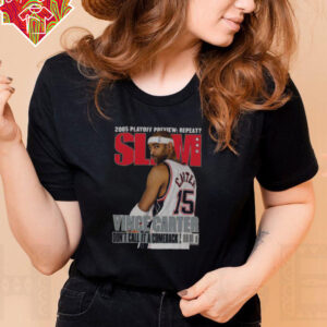 Official Vince Carter New Jersey Nets Mitchell & Ness Don’t Call It A Comeback SLAM T Shirt