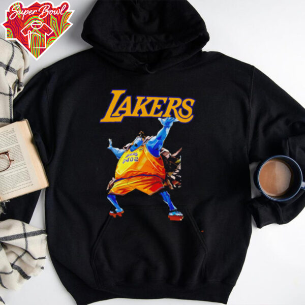 One Piece Jinbe Los Angeles Lakers NBA shirt