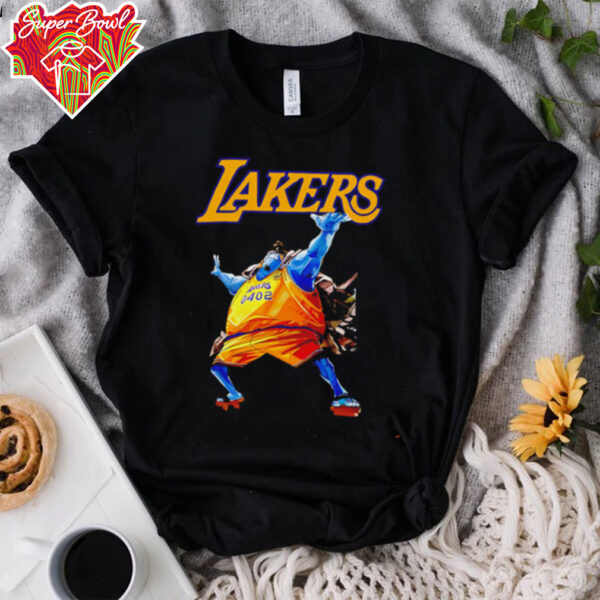 One Piece Jinbe Los Angeles Lakers NBA shirt