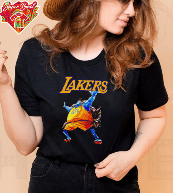 One Piece Jinbe Los Angeles Lakers NBA shirt