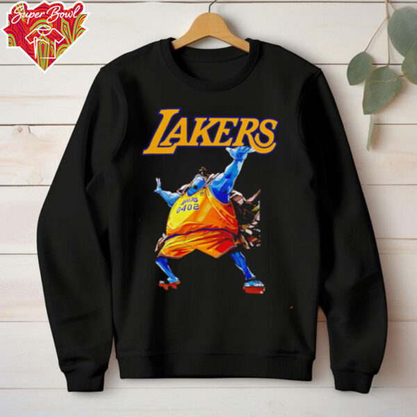 One Piece Jinbe Los Angeles Lakers NBA shirt